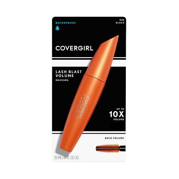 COVERGIRL Lash Blast Volume Waterproof Mascara, Very Black, Boosting, 0.44 Fl Oz