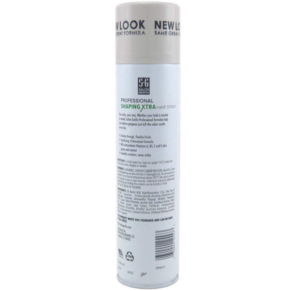Salon Grafix Extra-Super Hold Hairspray - Shaping Control and Fast Drying Formula for the Ultimate in Hold and Shine - Salon-Quality Hair Spray for Dramatic Styles and Adding Volume to Your Hair