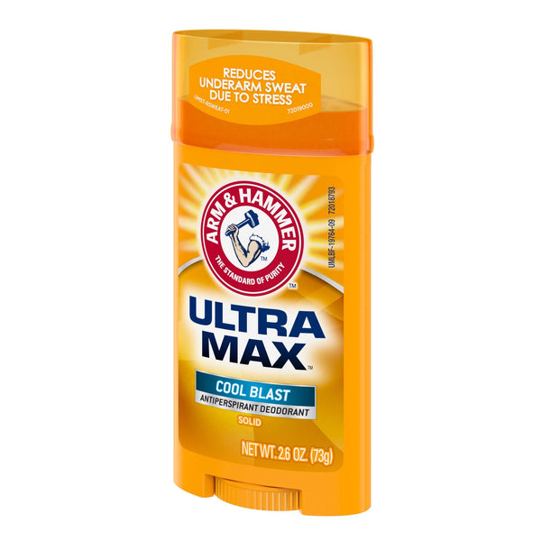 Arm & Hammer Ultra MAX Deodorant- Cool Blast- Solid - 2.6oz- Made with Natural Deodorizers