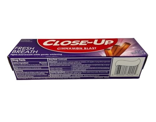 Close-Up Fluoride Toothpaste, Freshening Red Gel 4 oz
