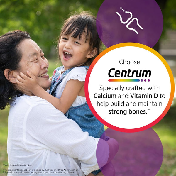 Centrum Multivitamin for Women, Multivitamin/Multimineral Supplement with Iron, Vitamin D3
