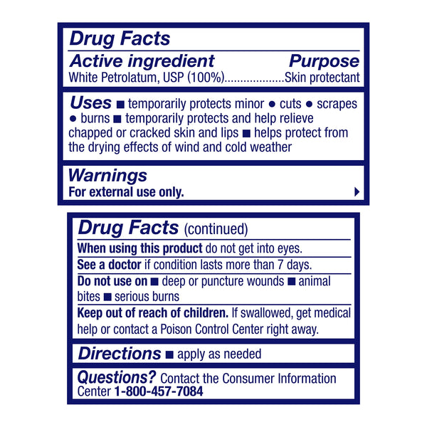 Vaseline Petroleum Jelly For Dry Cracked Skin and Eczema Relief Original 7.5 oz