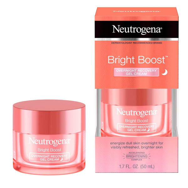 Neutrogena Bright Boost Brightening Night Gel Cream, 1.7 oz