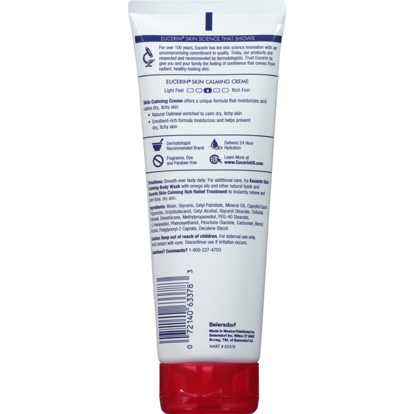 Eucerin Skin Calming Daily Moisturizing Cream, 8 OZ