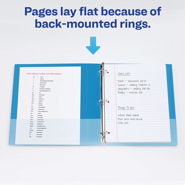 Avery 27351 Durable Binder with Slant Rings, 11 x 8 1/2, 1 1/2