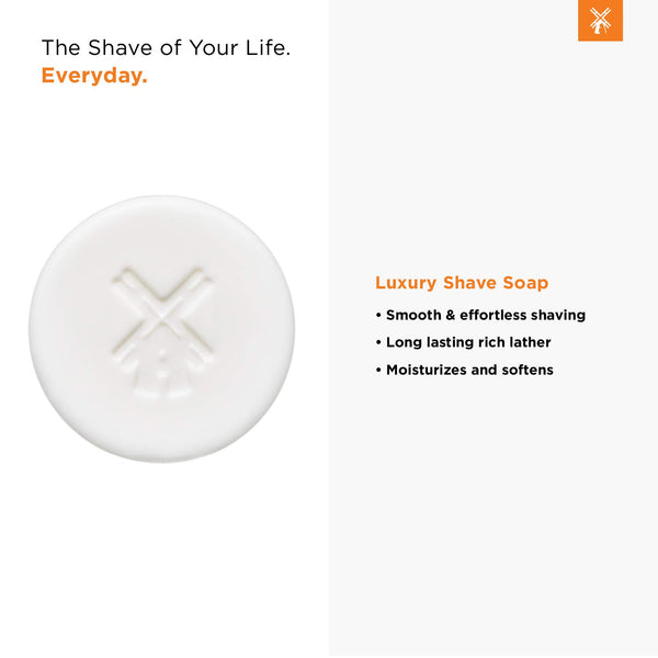 Van Der Hagen Mens Luxury Scented Shave Soap, 3.5 oz