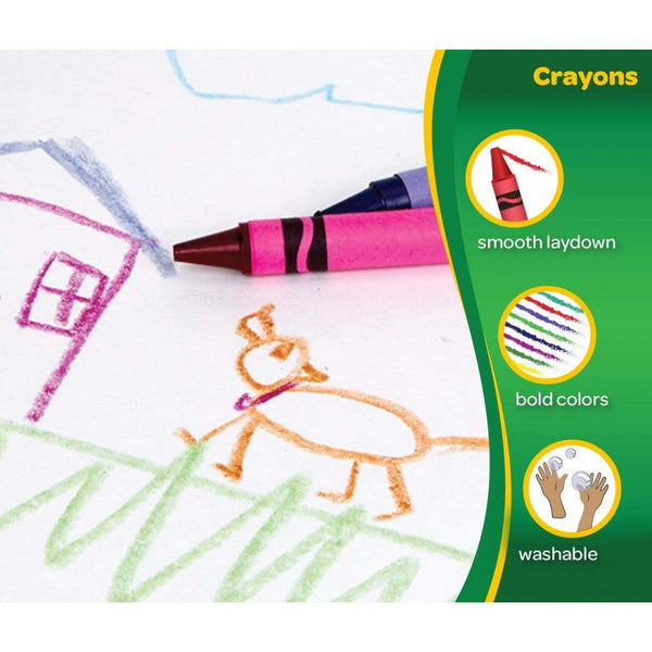 Crayola Classic Crayons, School Supplies, 8 Count