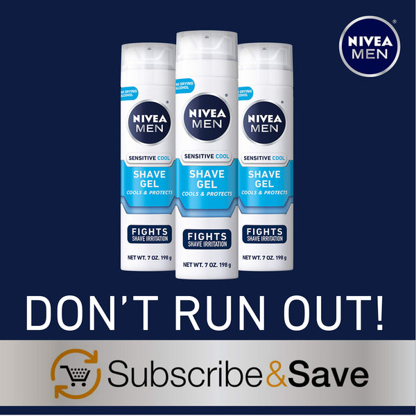 NIVEA Men Sensitive Cooling Shaving Gel 7 Ounce
