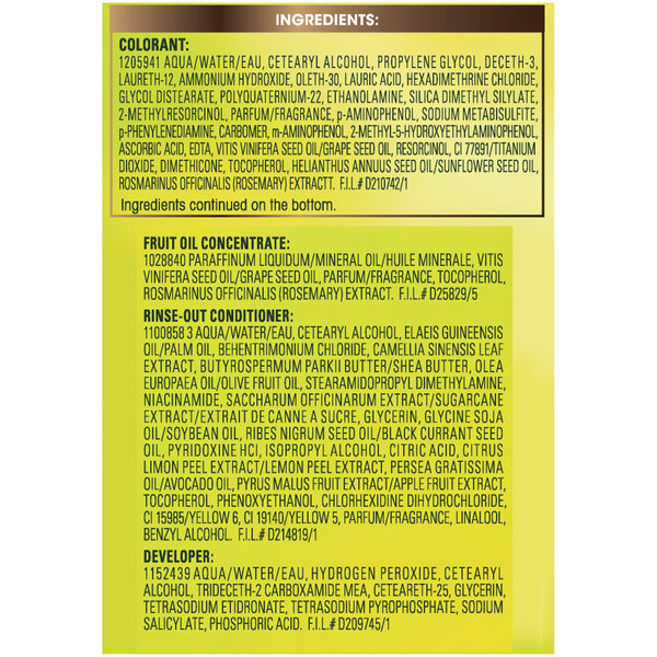 Garnier Nutrisse Nourishing Hair Color Creme, 43 Dark Golden Brown (Cocoa Bean) (Packaging May Vary),1 Count