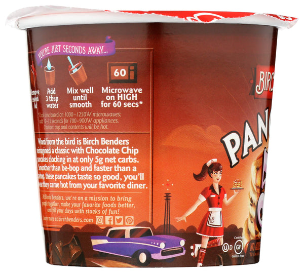 Birch Benders Chocolate Chip Pancake Cup, 1.62 OZ