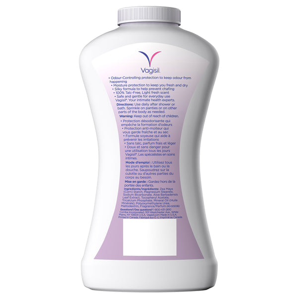 Vagisil Odor Block Deodorant Powder, Talc-Free, 8 Ounce