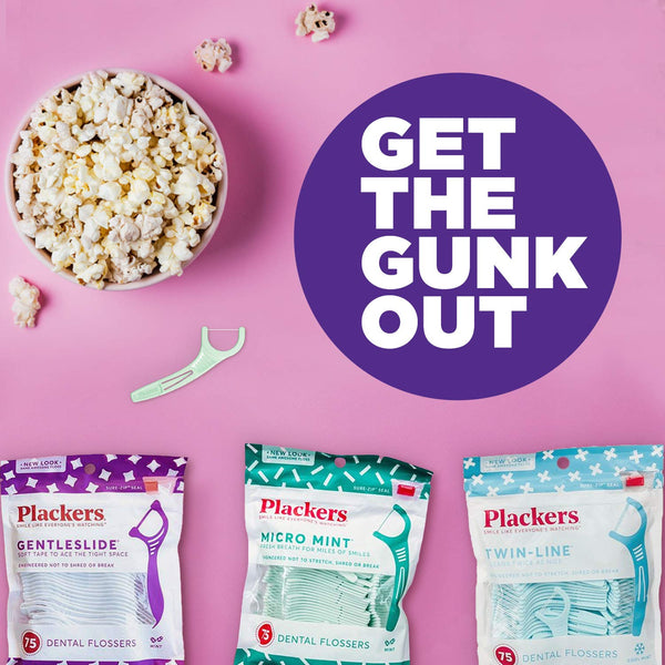 Plackers Kids Dental Floss Picks, 75 Count