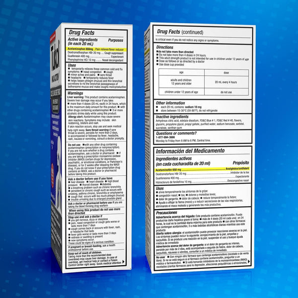 TUKOL Max Cold and Flu, 6 fl. oz.