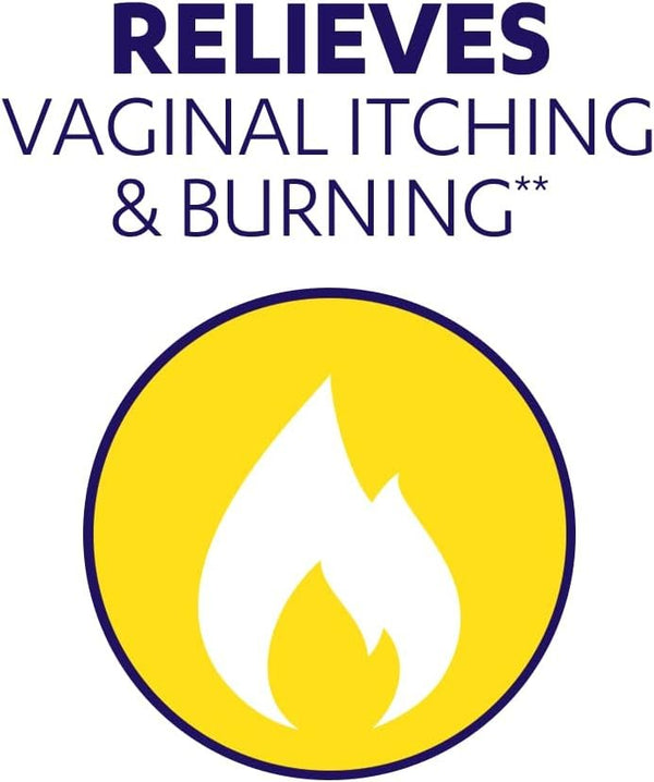 AZO Yeast Plus Dual Relief Tablets, Yeast Infection and Vaginal Symptom Relief, Relieves Itching & Burning, 60 Count