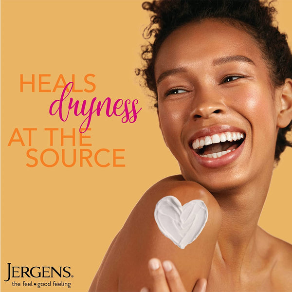 Jergens Ultra Healing Dry Skin Moisturizer, Body and Hand Lotion, for Absorption into Extra Dry Skin, 21 Ounce, with HYDRALUCENCE blend, Vitamins C, E, and B5