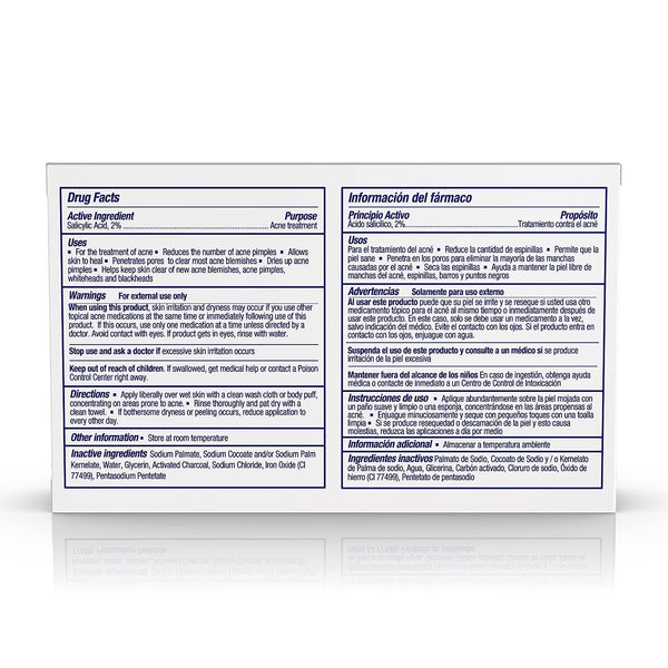 ASEPXIA with Activated Charcoal Purifying Effect Acne Treatment Bar Soap with Salicylic Acid, 4 Ounce