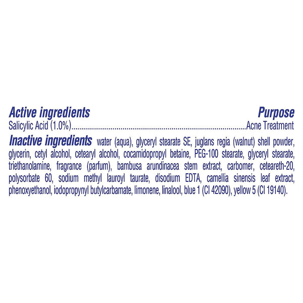 St. Ives Blackhead Clearing Face Scrub Clears Blackheads & Unclogs Pores Green Tea & Bamboo With Oil-Free Salicylic Acid Acne Medication, Made with 100% Natural Exfoliants 6 oz