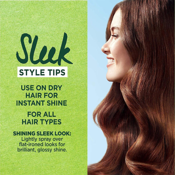 Garnier Fructis Style Brilliantine Shine Glossing Spray, Sleek 3 Fl Oz