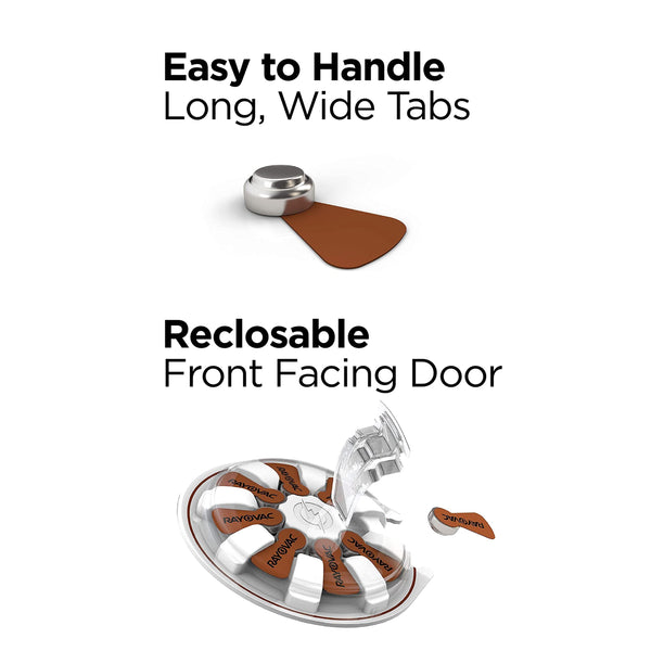 Rayovac Size 10 Hearing Aid Batteries (16 Pack), Size 10 Batteries