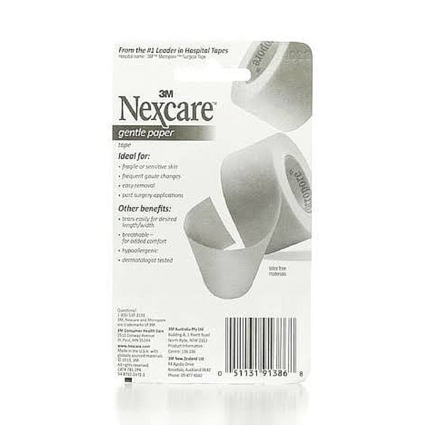 Nexcare First Aid 3M Gentle Paper Tape 2 roll
