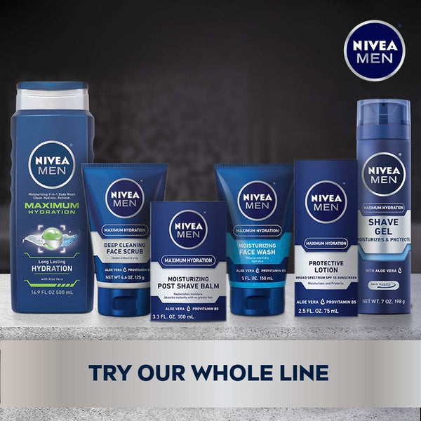 NIVEA MEN Maximum Hydration Post Shave Balm, 3.3 Fl Oz Bottle