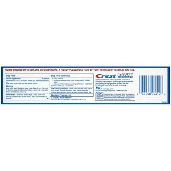 Crest Cavity Protection Regular Toothpaste, 8.2 Ounce
