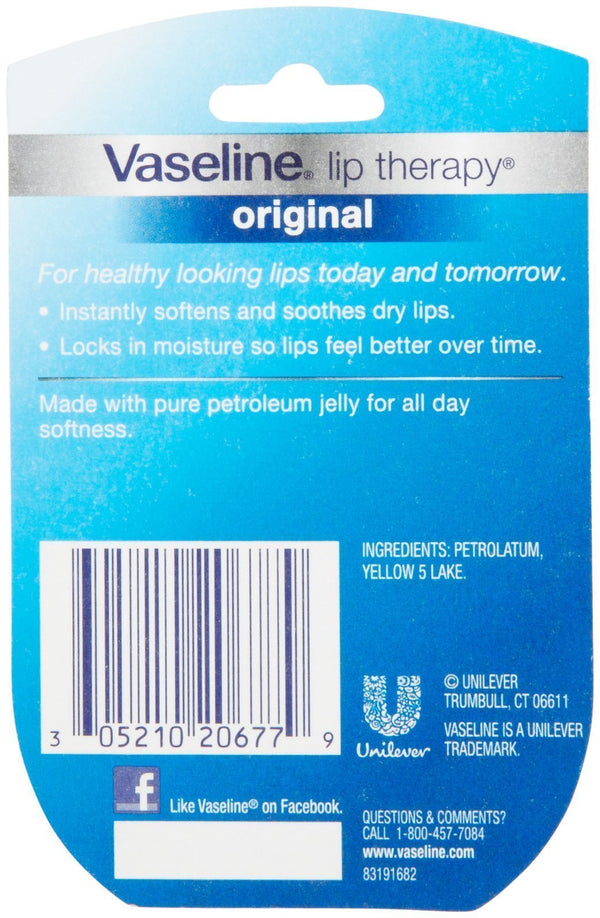 Vaseline Lip Therapy - Original - 0.25 oz