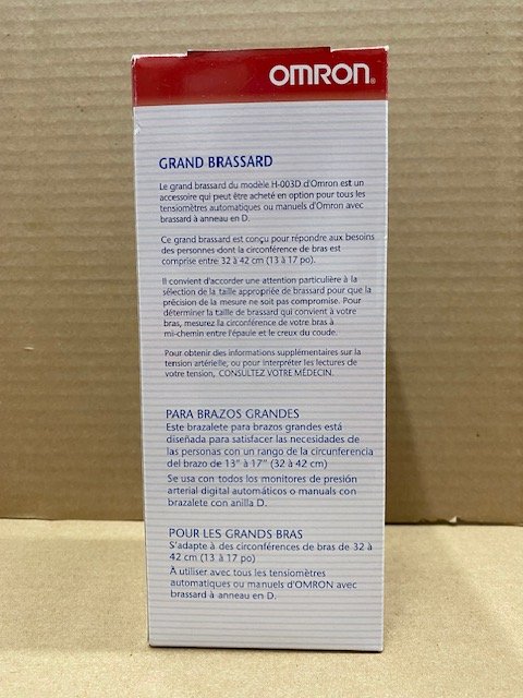 Omron™ Blood Pressure Large Cuff Model H-003D Fits Arm Circumference 13''-17''