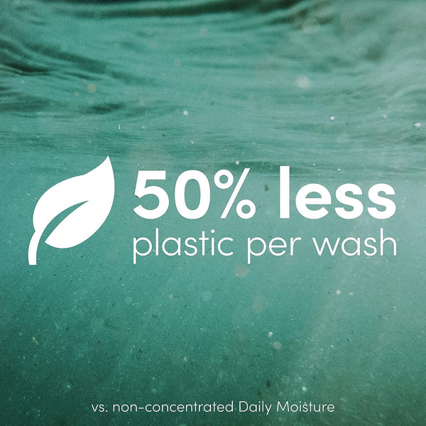 Dove Ultra Daily Moisture Concentrate Shampoo for Dry Hair Moisturizes and Smooths in 30 Seconds, Ultra-Lather Technology and 2X More Washes 20 oz