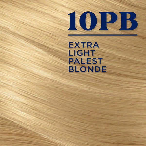 Clairol Nice'n Easy Permanent Hair Dye, 10PB Extra Light Pale Blonde Hair Color