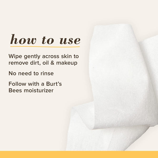 Burt's Bees Sensitive Facial Cleansing Towelettes with Cucumber and Mint