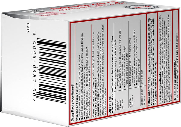 Tylenol Regular Strength Liquid Gels with 325 mg Acetaminophen, Pain Reliever & Fever Reducer, 90 ct