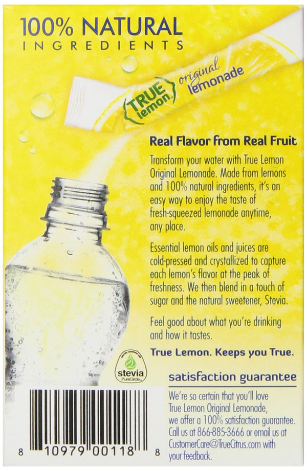True Lemon Lemonade Drink Mix, 10 Count, 1.6oz