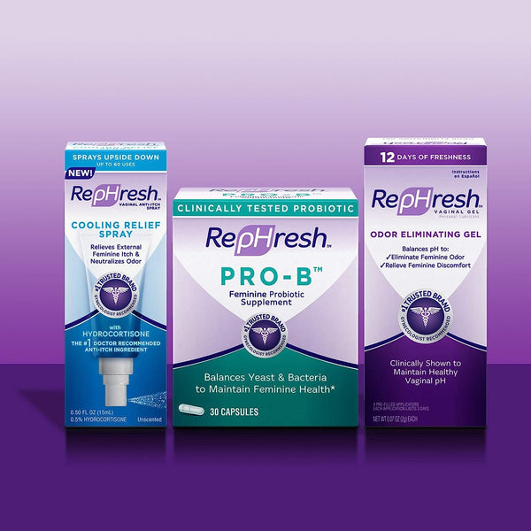 RepHresh Pro-B Probiotic Supplement for Women, 30 Oral Capsules