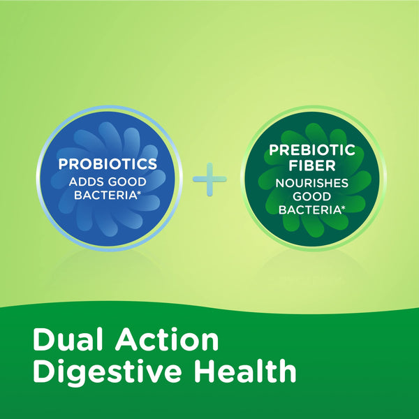 Benefiber Advanced Digestive Health Prebiotic Fiber Supplement Powder with Probiotics for Occasional Constipation and Abdominal Discomfort Relief, Low FODMAP - 15 Sticks (3.0 Ounces)