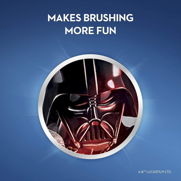 Oral-B Kids Battery Power Electric Toothbrush Featuring Disney's STAR WARS for Children and Toddlers age 3+, Soft (Characters May Vary)