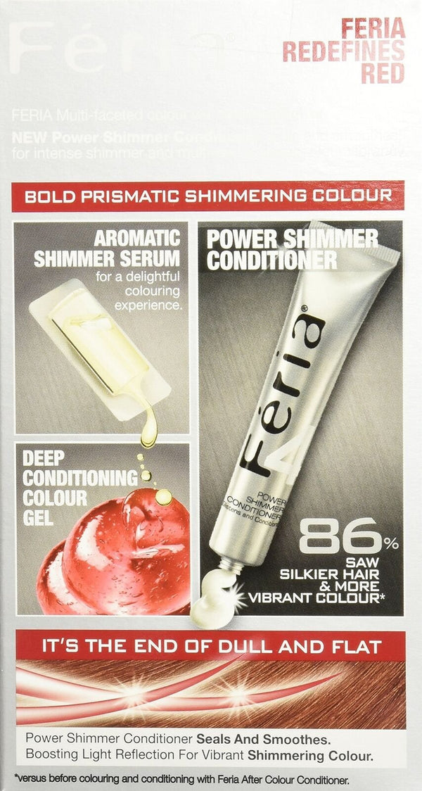 L'Oral Paris Feria Multi-Faceted Shimmering Permanent Hair Color, 56 Brilliant