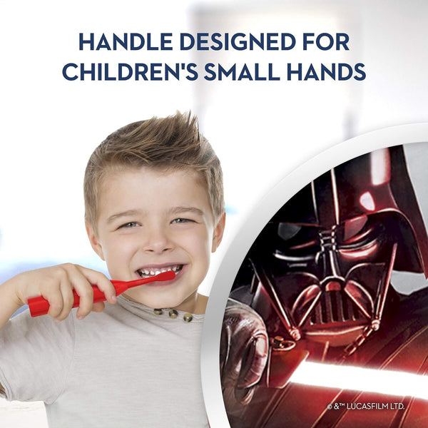Oral-B Kids Battery Power Electric Toothbrush Featuring Disney's STAR WARS for Children and Toddlers age 3+, Soft (Characters May Vary)