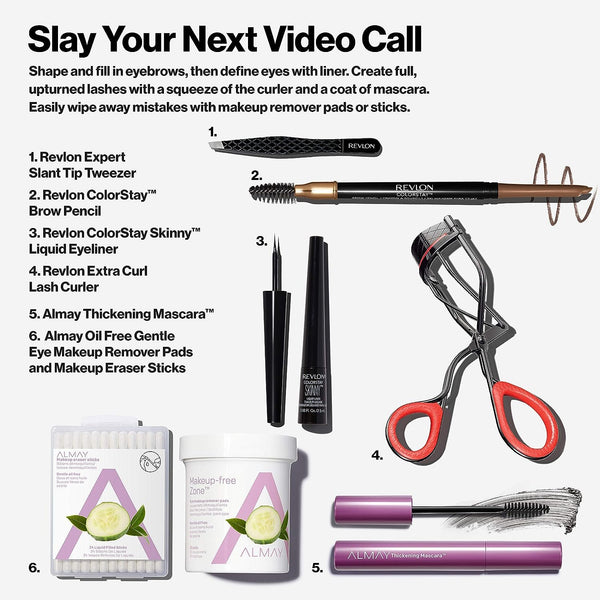 Revlon ColorStay Eyebrow Pencil with Spoolie Brush, Waterproof, Longwearing