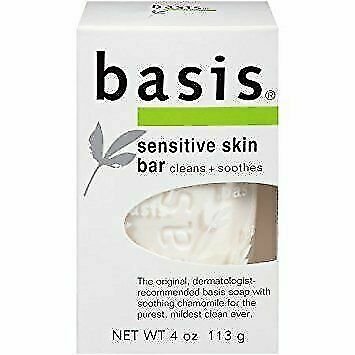 Basis Sensitive Skin Cleansing Bar - 4 oz