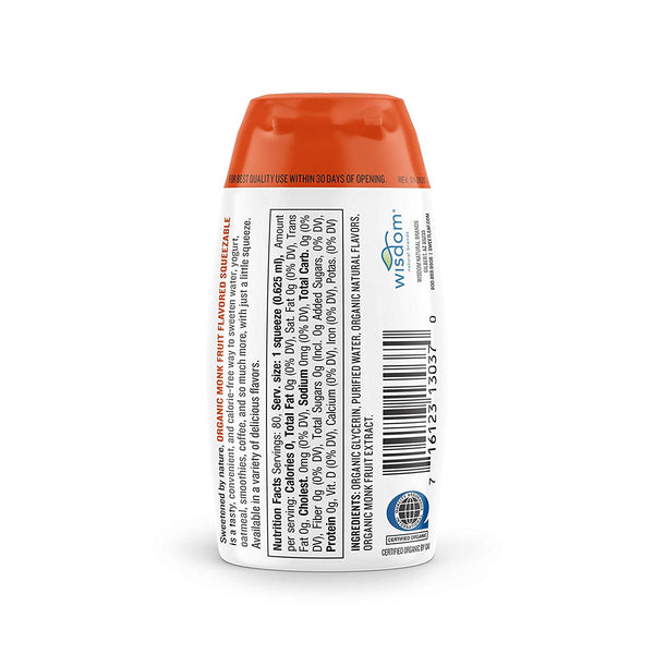 SweetLeaf Organic Monk Fruit Liquid,Strawberry Guava, 1.7oz/Expires Mar 2024