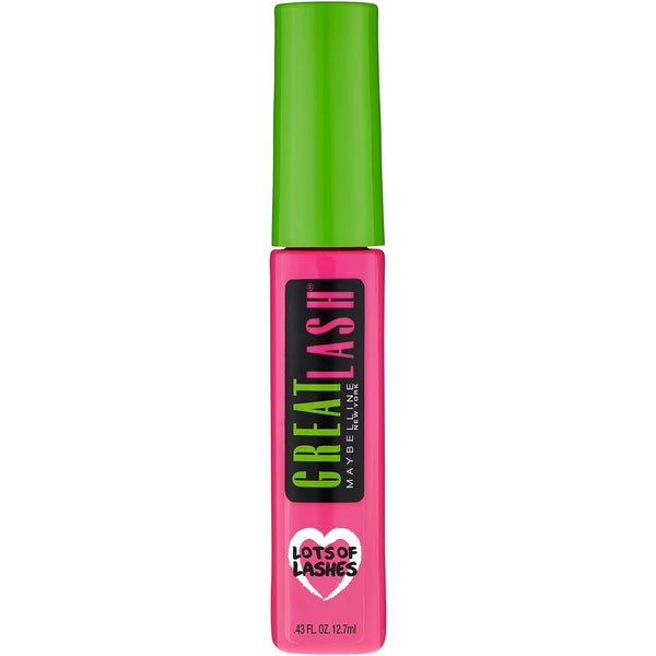 Maybelline New York Makeup Great Lash Lots Of Lashes Washable Mascara, Very Black Mascara, 0.43 fl oz