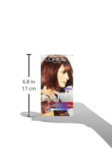 L'Oral Paris Feria Multi-Faceted Shimmering Permanent Hair Color, 56 Brilliant