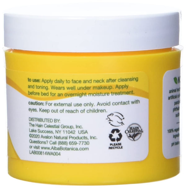 Alba Botanica, Cream Moisture Jasmine Vitamin E, 3 Ounce