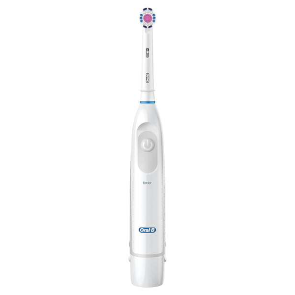 Oral-B Pro 100 3D White, Battery Powered Electric Toothbrush, White