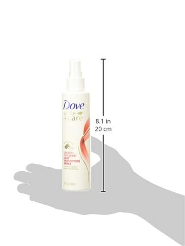 Dove Style + Care Smooth Shine Heat Protection Spray, 6.1 fl oz