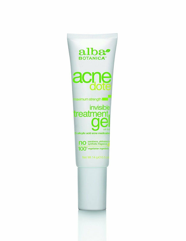 Alba Botanica Acnedote Maximum Strength Invisible Treatment Gel, 0.5 Ounce