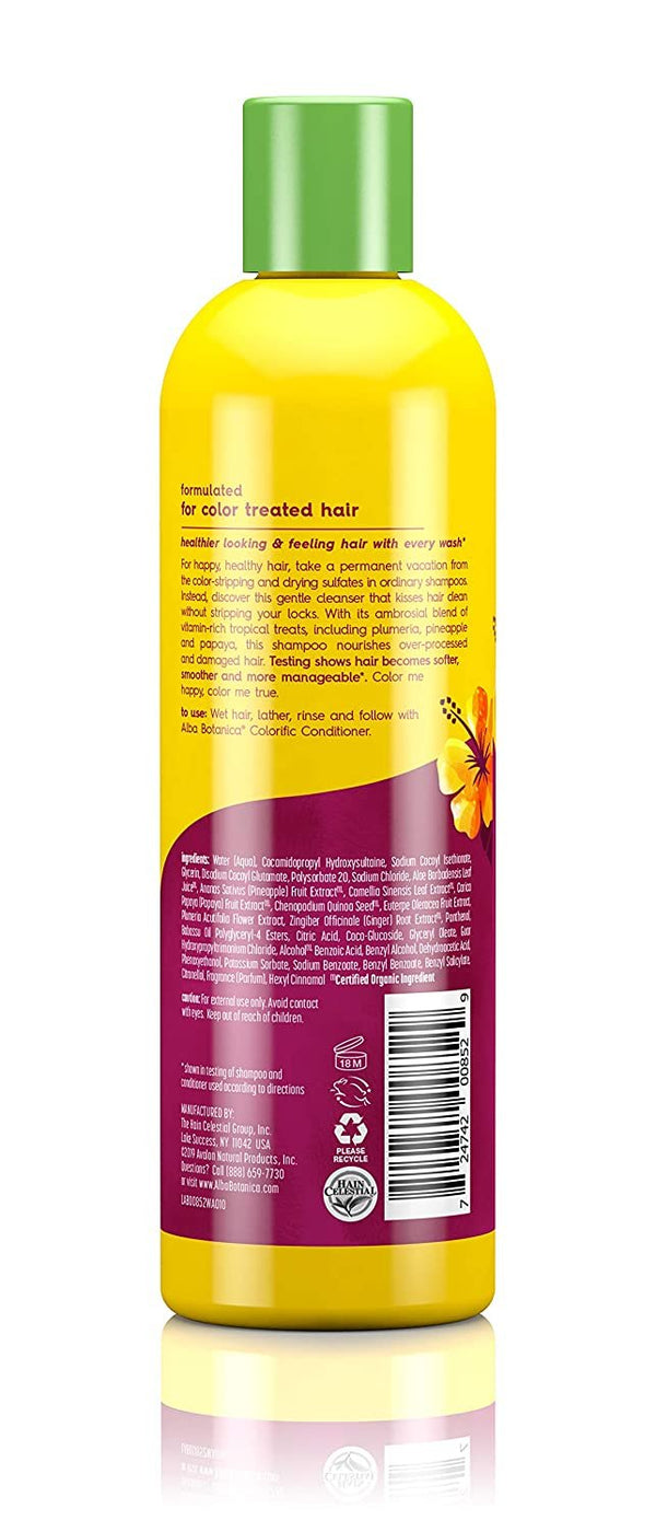 Alba Botanica, Shampoo, Plumeria Replenishing, 12 oz