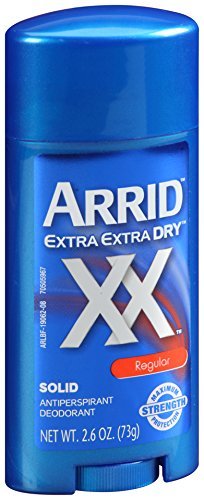Arrid XX Regular Scent Extra Extra Dry Solid Anti-Perspirant Deodorant 2.6 oz
