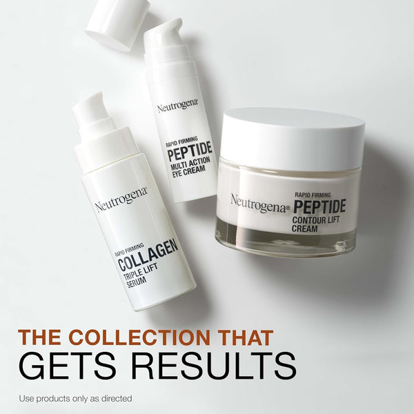 Neutrogena Rapid Firming Peptide Eye Cream: Depuffing, Brightening, Hydrating, Fragrance-Free, 0.5 fl. oz